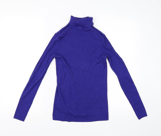 Marks and Spencer Womens Blue Pullover Jumper Size 10