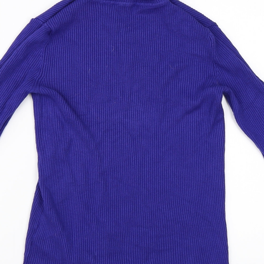 Marks and Spencer Womens Blue Pullover Jumper Size 10