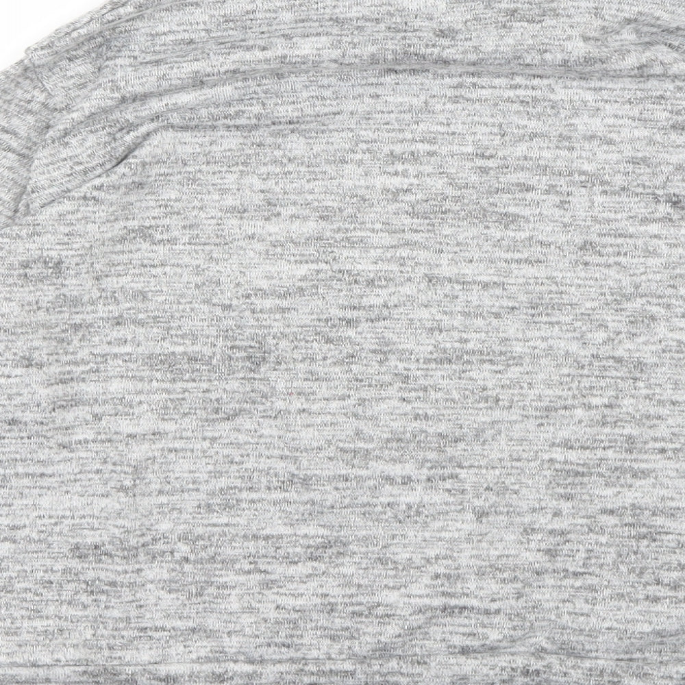 Brand and care label for Finella women’s grey knit jumper, size M