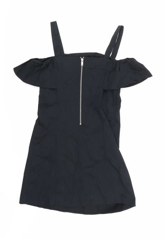 Oliver Bonas Womens Black A-Line Size 10