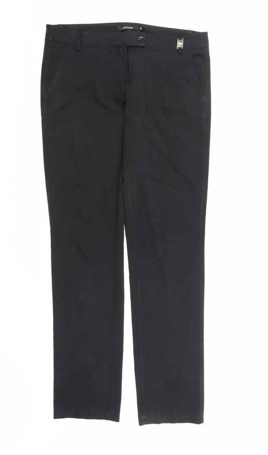 Denny Rose Womens Black Rayon Trousers Size M L32 in
