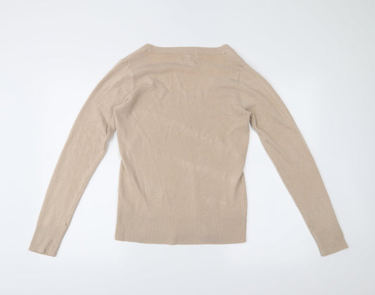 Sarah Hamilton Womens Beige Pullover Jumper Size M