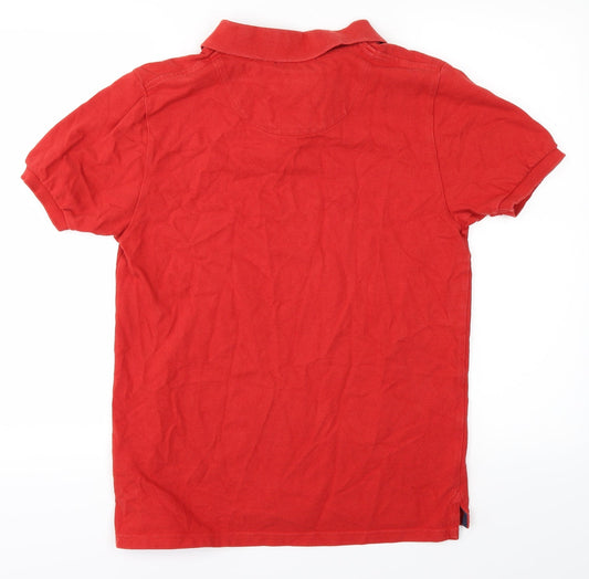british sailmakers Mens Red Polo Size S