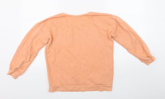Mango Girls Pink Pullover Sweatshirt Size 11-12 Years