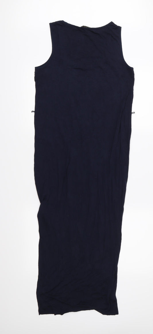 Oasis Womens Blue Jersey Maxi Size XS