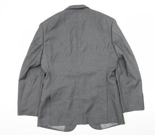 Primo Mens Grey Jacket Suit Jacket Size M