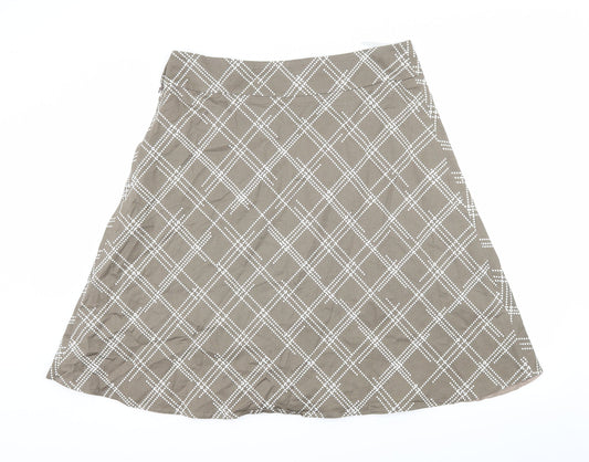 Coast Womens Brown Flare Skirt Size 16