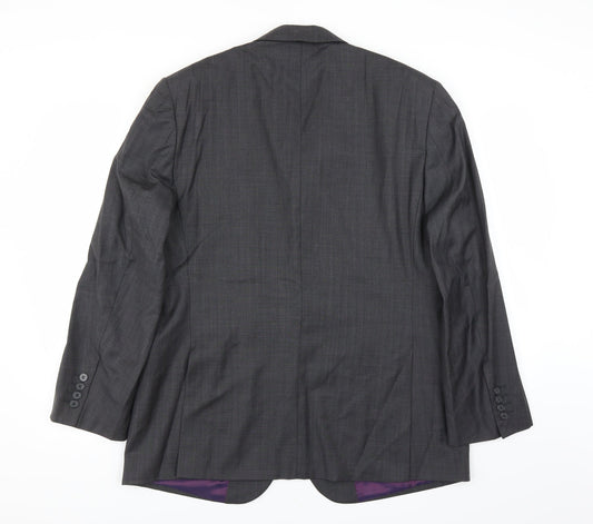 Marks and Spencer Mens Grey Jacket Suit Jacket Size 42