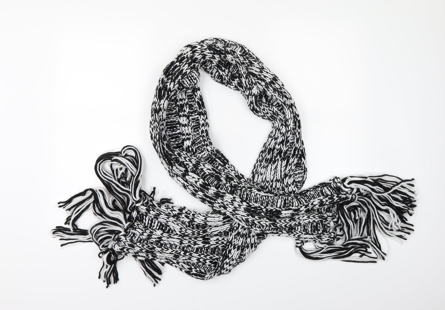 ASOS Unisex Black Batik Scarf