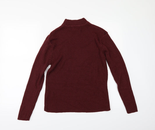 Bonmarchéa Womens Red Pullover Jumper Size L