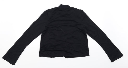 zara W&B Womens Black Pullover Jumper Size 6
