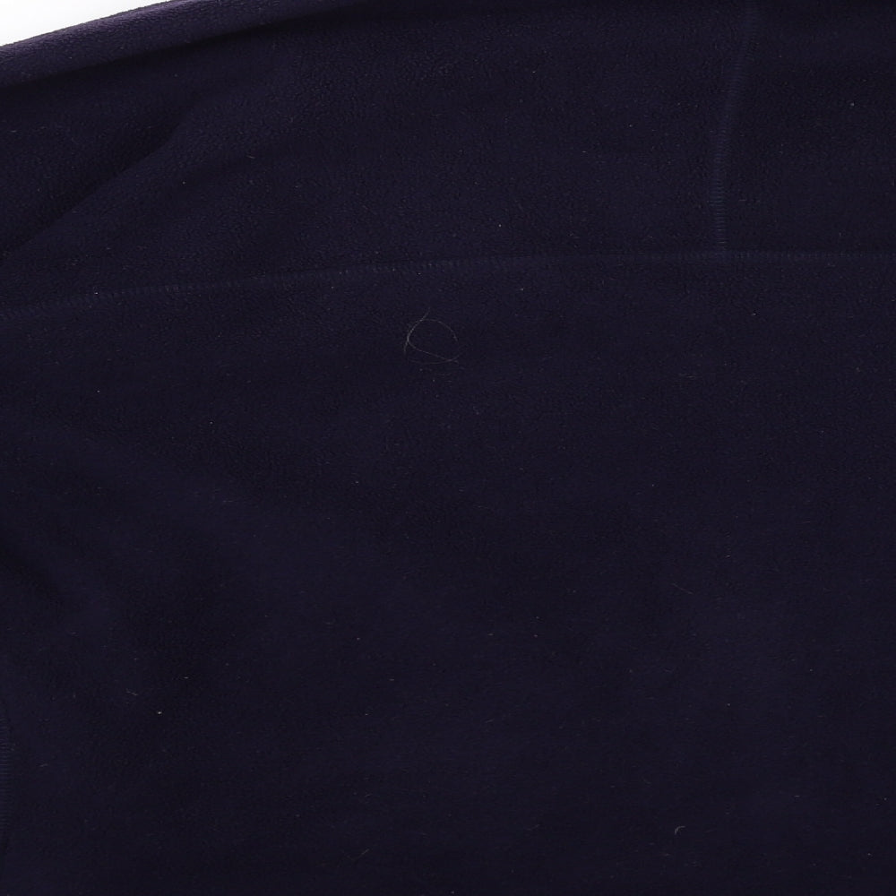 Brand and care label for Preworn women’s blue jacket coat, size L