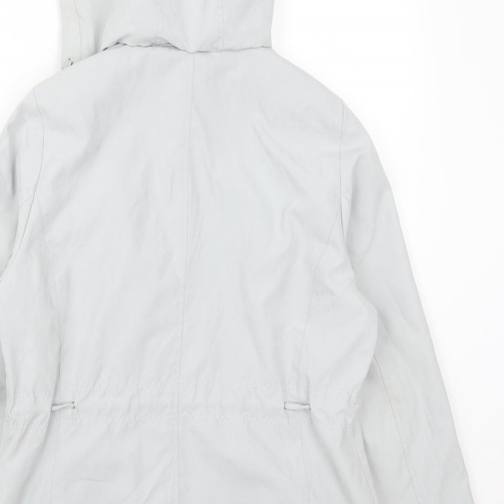 Brand and care label for Bonmarché women’s grey jacket coat, size S