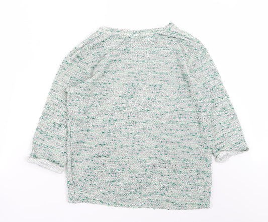H&M Womens Green Pullover Jumper Size S