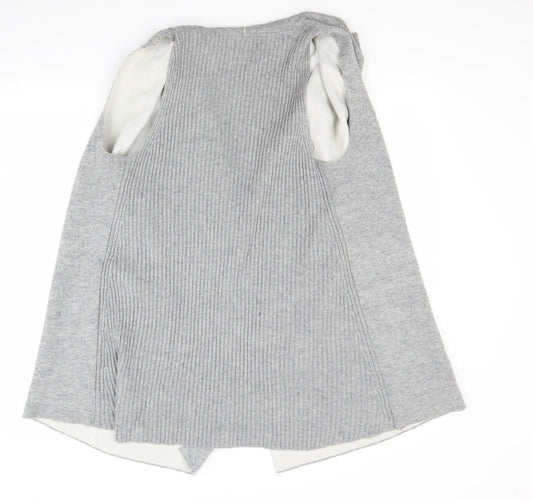 Papaya Womens Grey Shrug Jumper Size M