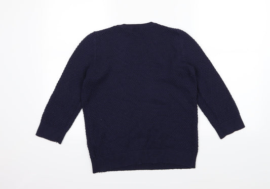 Gap Womens Blue Knit Pullover Jumper Size M