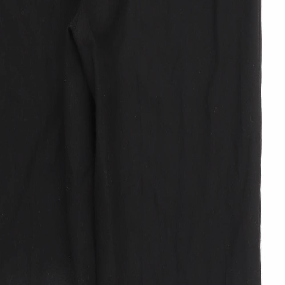 Brand and care label for ESPRIT women’s black rayon trousers, size UK 10, 30-inch leg