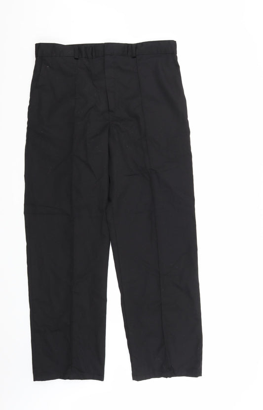 Wearwells Womens Black Trousers Size 16 L31 in
