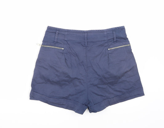 DDP Womens Blue Bermuda Shorts Size 30