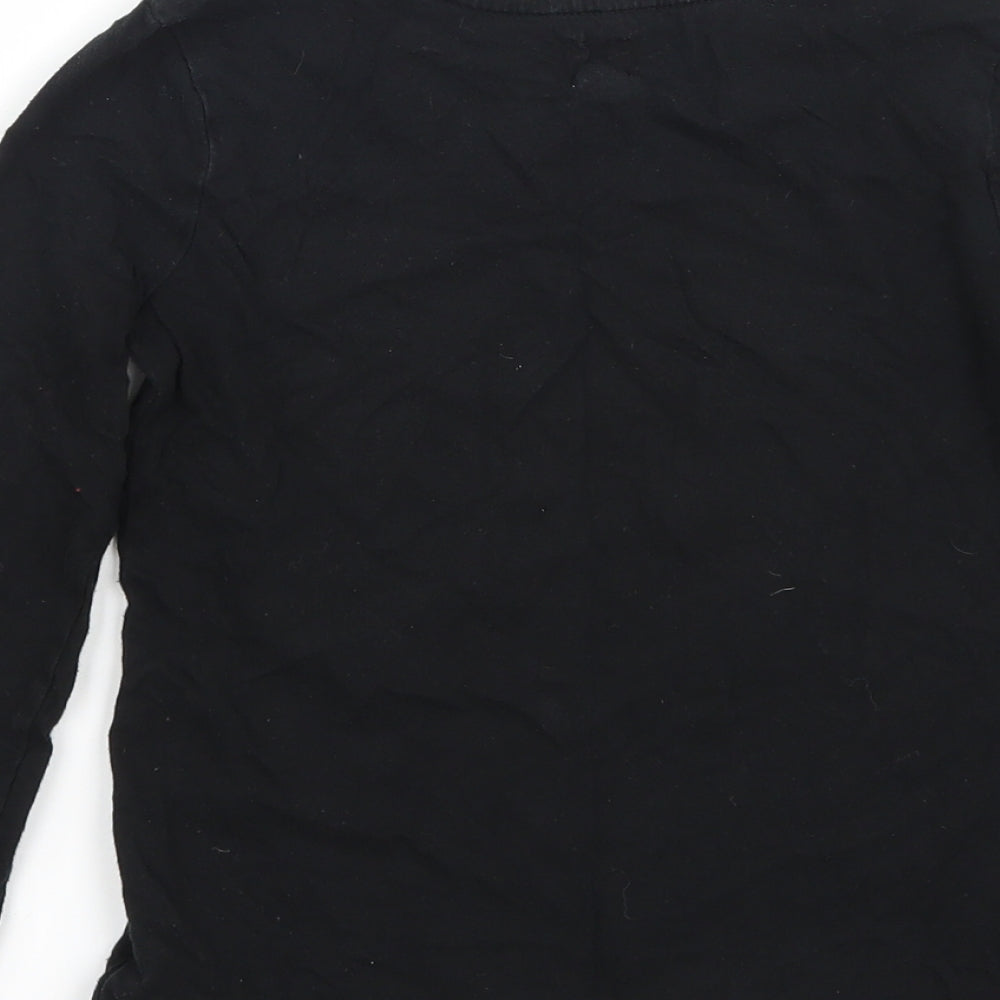 Gap Girls Black Rayon Basic T-Shirt Size M