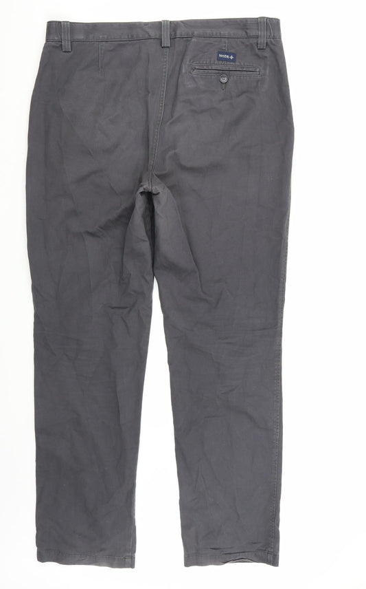 Maine Womens Grey Trousers Size 36 L32 in