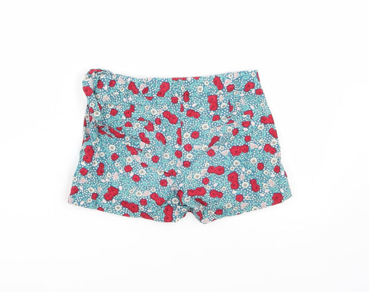 Palomino Girls Green Floral Bermuda Shorts Size 6 Years