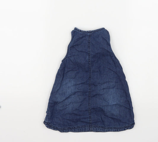 Mini Club Girls Blue A-Line Size 9-12 Months