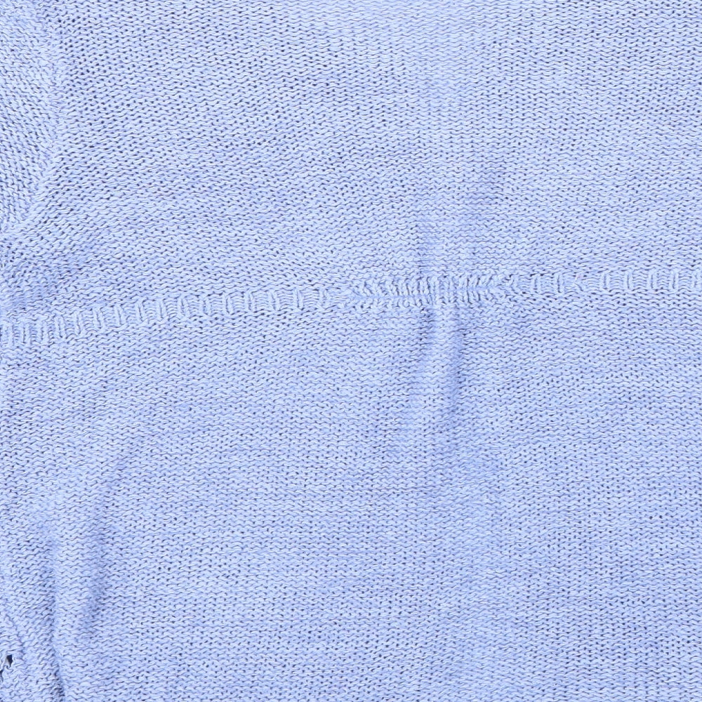 Donatella Maurizio Womens Purple Knit Cardigan Jumper Size M