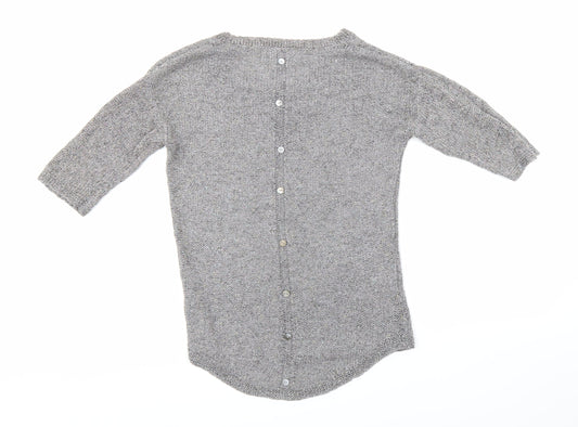 NEXT Womens Grey Knit Pullover Jumper Size 6