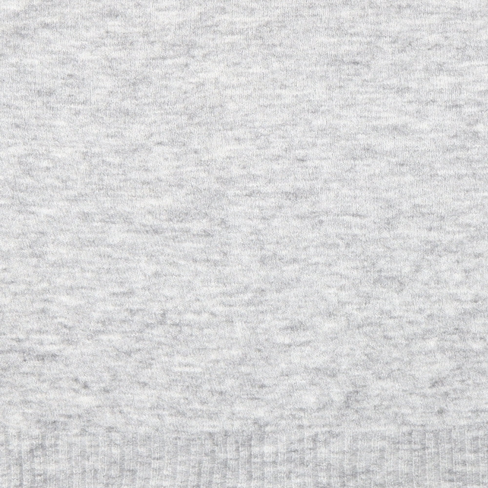 Brand and care label for H&M women’s grey knit jumper, size S