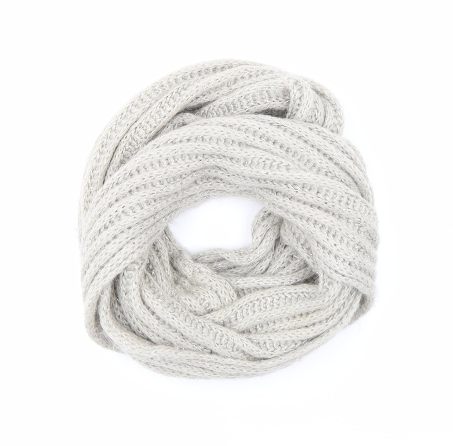 Red Herring Womens Grey Knit Scarf