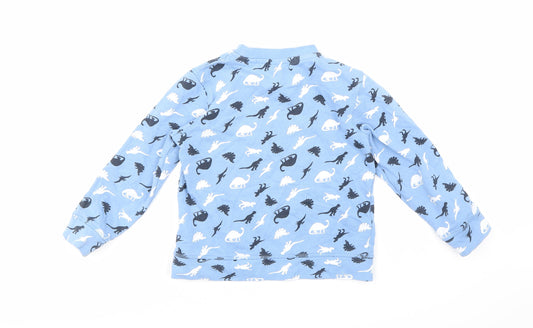 Lily & Dan Boys Blue Pullover Sweatshirt Size 7-8 Years