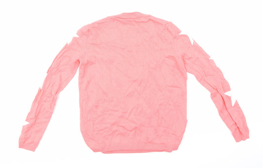 Marks and Spencer Womens Pink Knit Pullover Jumper Size 6