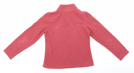 Preworn Womens Pink Fleece Pullover Sweatshirt Size S