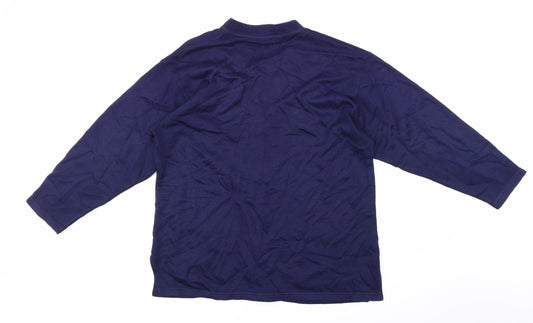 Pure & Natural Womens Blue Cardigan Jumper Size M