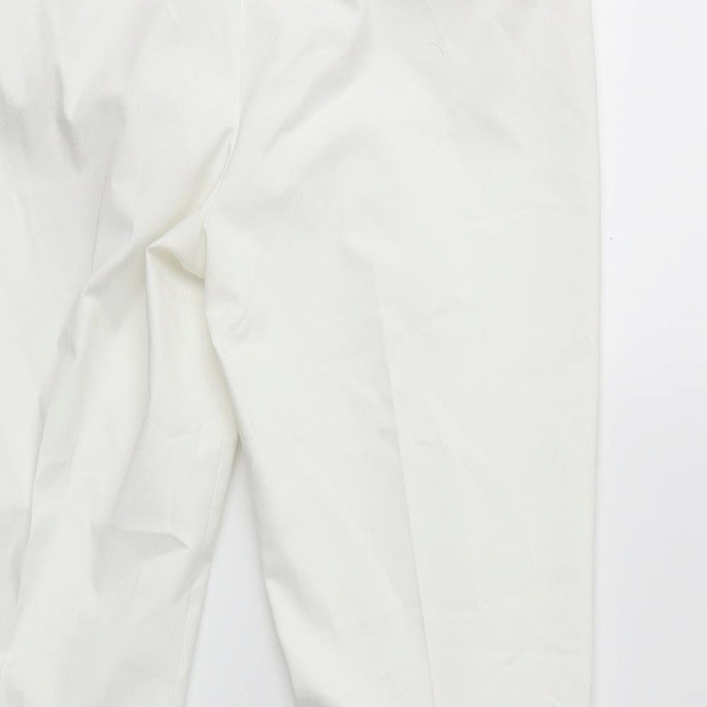 Uniqlo Womens White Trousers Size 25 in L26 in