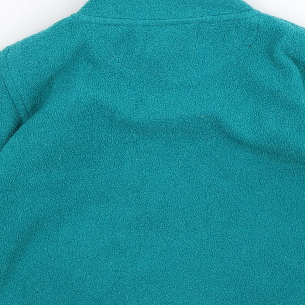 Brand and care label for JPW boys’ green fleece jacket, size 2, years