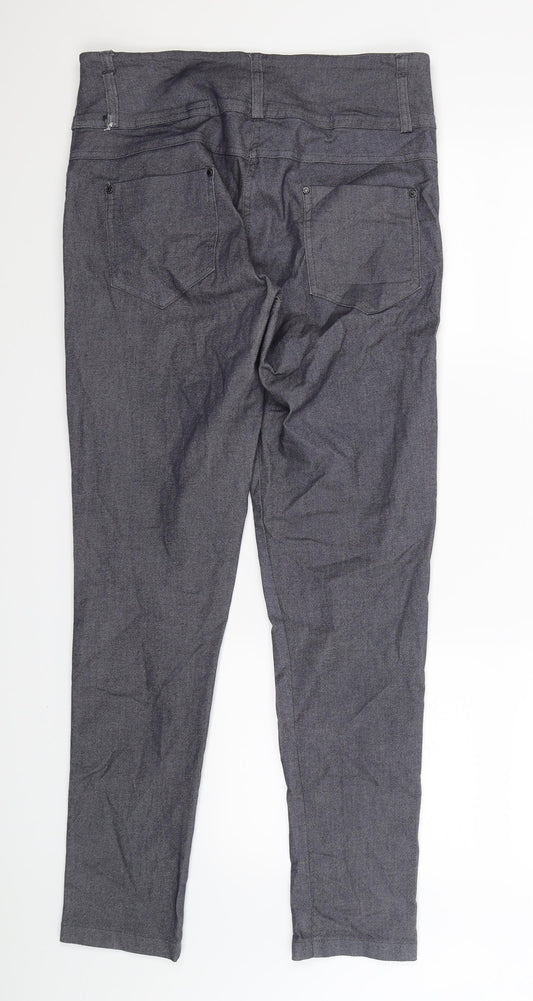 Poco Loco Womens Blue Denim Skinny Jeans Size 14 L30 in