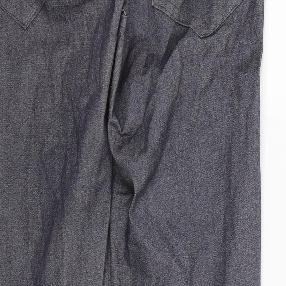 Poco Loco Womens Blue Denim Skinny Jeans Size 14 L30 in