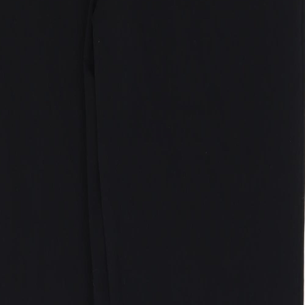 Brand and care label for Impressions women’s black trousers, size UK 10, 31-inch leg