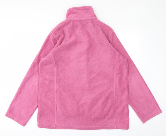 Victoria Taylor Womens Pink Full Zip Jumper Size 14