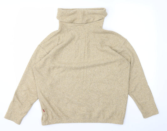 Vacknox Womens Yellow Knit Pullover Jumper Size S
