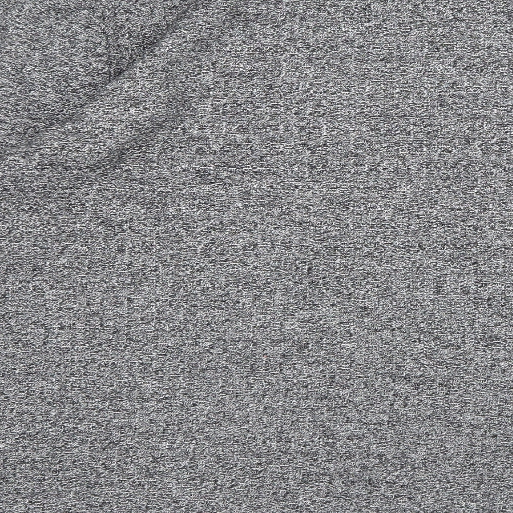 Brand and care label for Topman men’s grey knit jumper, size L