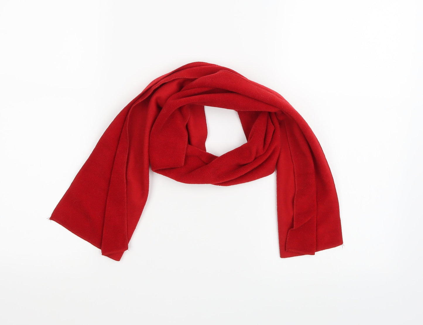 Avenue Womens Red Fleece Scarf