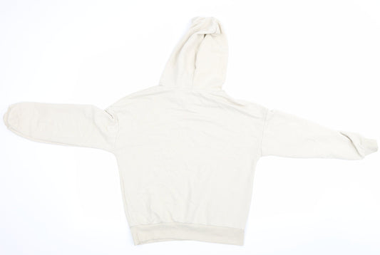 Pull&Bear Womens Beige Pullover Hoodie Size 4