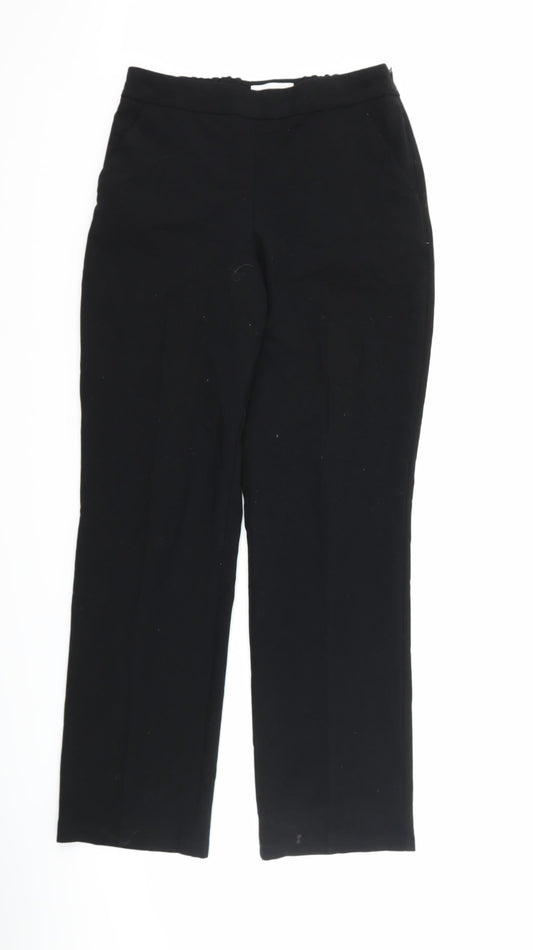 Marks and Spencer Womens Black Trousers Size 8 L29 in