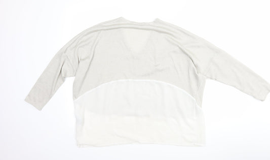 Zara Womens Grey Pullover Jumper Size L