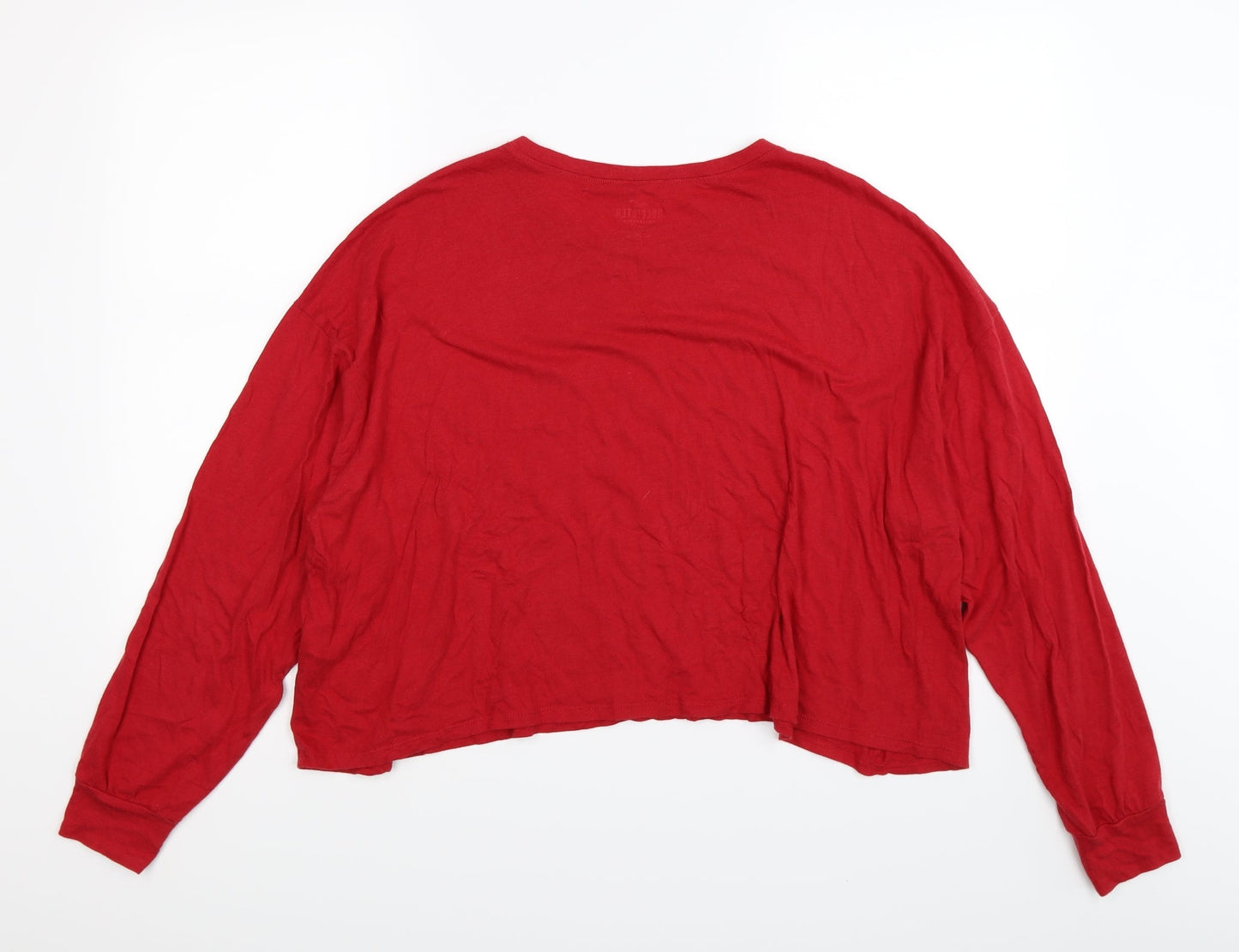 Hollister Womens Red   Pullover Jumper Size L