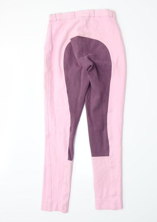 Requisite Womens Pink Capri Trousers Size 6 L27 in