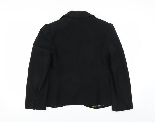 Marks and Spencer Womens Black Jacket Blazer Size 12